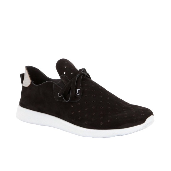 Nurture Shoes - Nurture Jaquee Perforated Navy Suede Leather Memory Foam Sneakers Size 8.5 NWT
